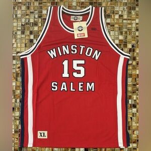 NWT Winston Salem State EARL MONROE Sports Series Legends Basketball Jersey~XL